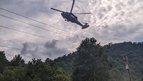 Záplavy v americkém státě Kentucky. (30.7.2022)