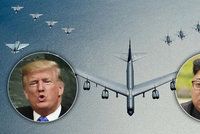Útok na USA je nevyhnutelný, varuje KLDR. Kolem ní létají Trumpovy bombardéry