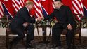 Donald Trump a Kim Čong-un v Hanoji
