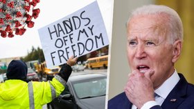 Proočkovanost v USA stagnuje. Biden je pro vyhazov všech, kteří odmítnou povinnou vakcínu.