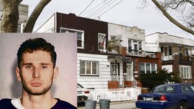 Maksim Gelman (28) běsnil v New Yorku 28 hodin. Zabil při tom čtyři lidi. Vraždil i v tomto brooklynském bytě