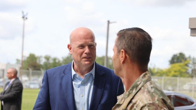 Velvyslanec USA při Severoatlantické alianci (NATO) Matthew Whitaker Velvyslanec USA při Severoatlantické alianci (NATO) Matthew Whitaker