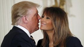Prezident Trump se svou ženou, první dámou Melanií.
