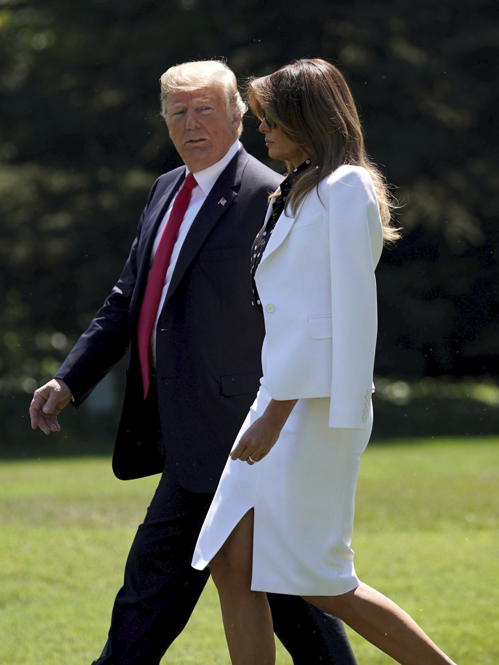 Melania a Donald Trumpovi.