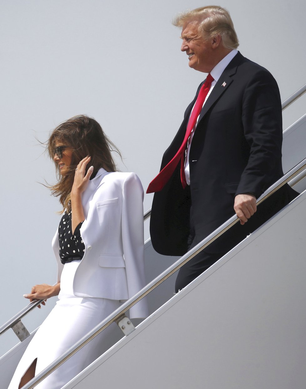 Melania a Donald Trumpovi.