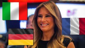 Melania Trump ovládá 5 jazyků? Odborník zapochyboval nad schopnostmi první dámy