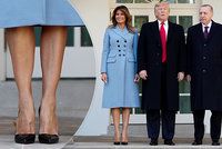 Otužilá Melania Trumpová vyrazila do mrazu s holýma nohama. Prezidenta pozlobil „toaleťák“