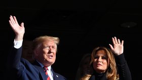 Prezident USA Donald Trump s manželkou Melanií