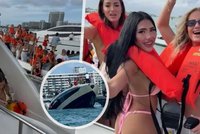 U Miami se potopila jachta za miliony: Influencerky šly ke dnu! A fotily se u toho