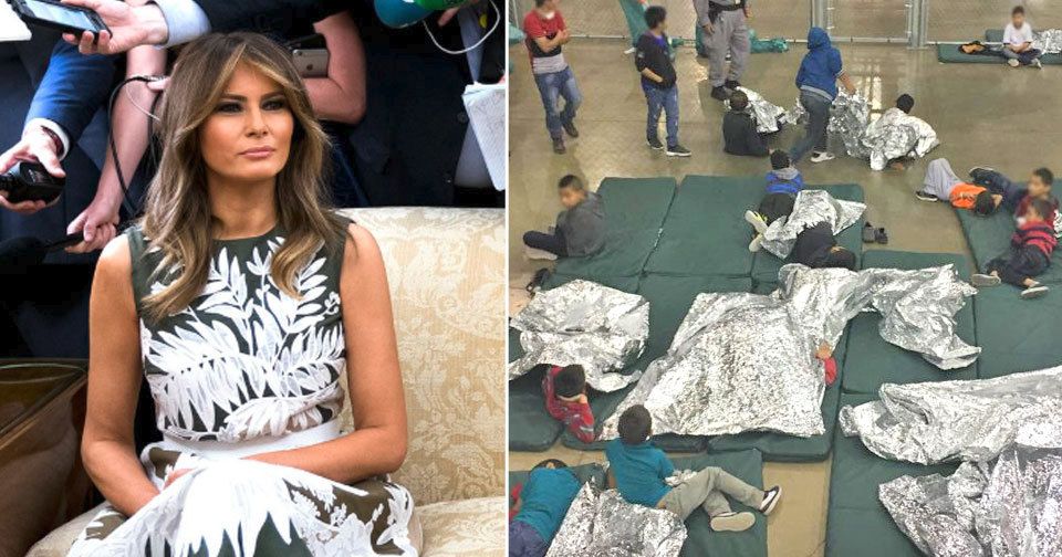 Melania Trumpová hostila španělského krále a královnu, neopomněla připomenout, že nesouhlasí s rozdělováním rodin.