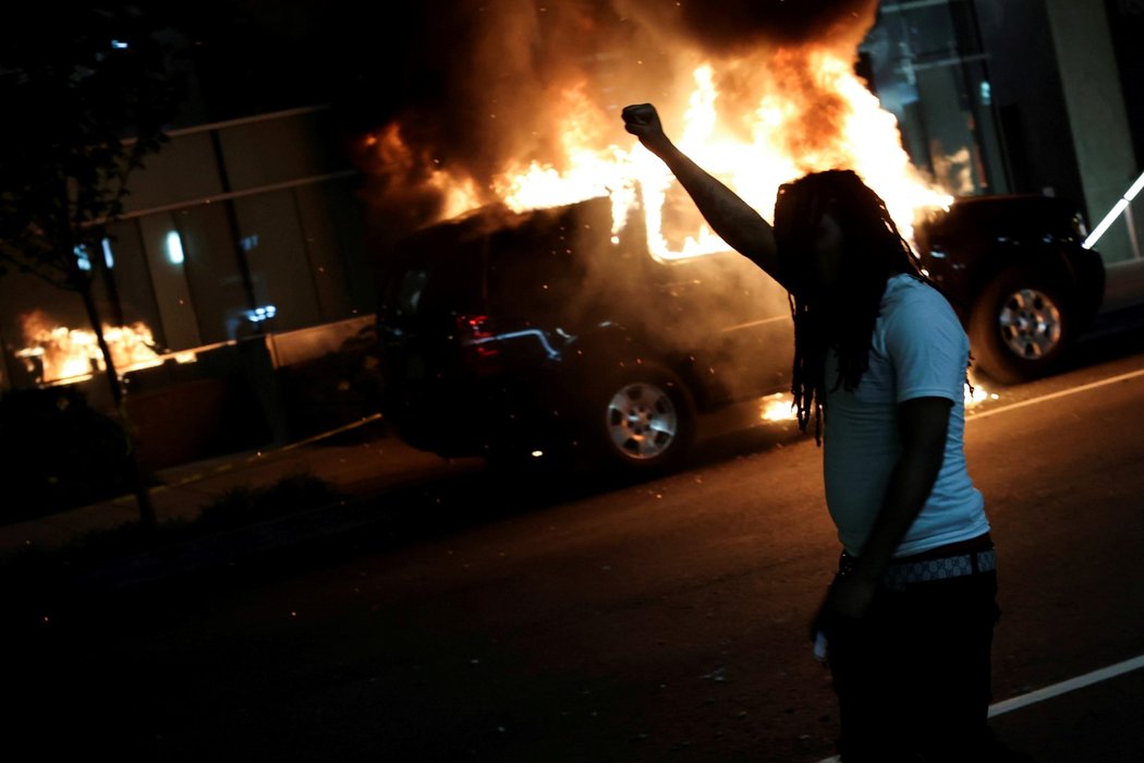 Protesty ve Washingtonu.