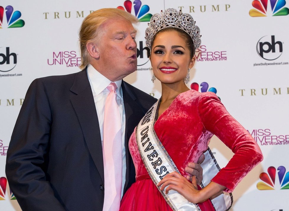 Donald Trump a Miss Universe 2012.