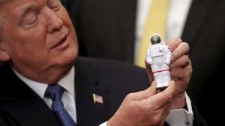 Trump toužil být prezidentem, jenž vyšle člověka na Mars. Měl nabídnout NASA neomezené prostředky 