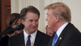 Brett Kavanaugh, kandidát prezidenta Donalda Trumpa na soudce Nejvyššího soudu Spojených států.