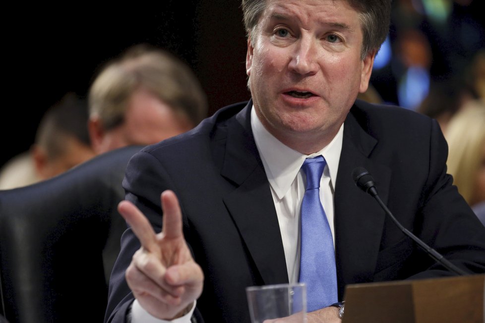 Brett Kavanaugh, kandidát prezidenta Donalda Trumpa na soudce Nejvyššího soudu Spojených států.