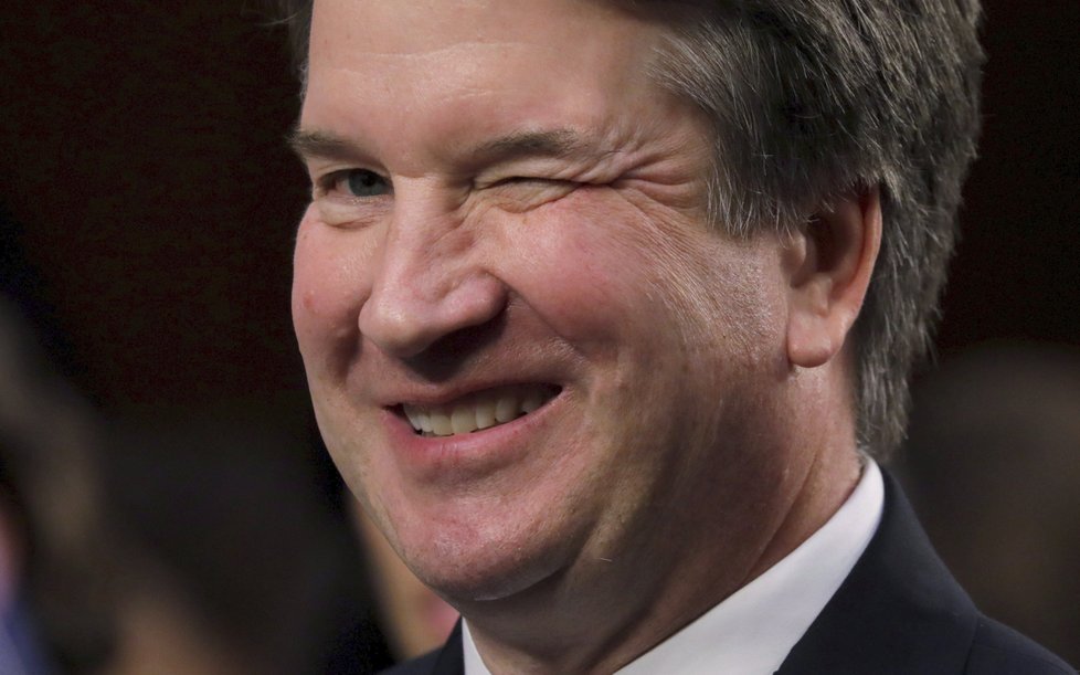 Brett Kavanaugh, kandidát prezidenta Donalda Trumpa na soudce Nejvyššího soudu Spojených států.