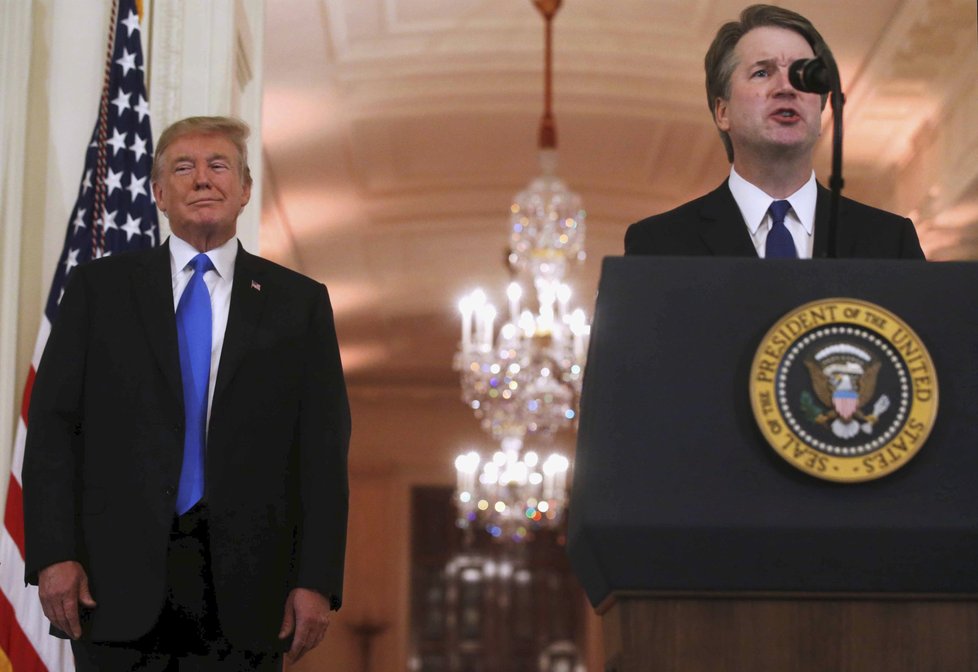 Brett Kavanaugh, kandidát prezidenta Donalda Trumpa na soudce Nejvyššího soudu Spojených států