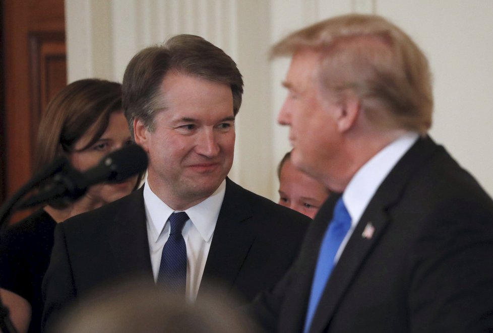 Brett Kavanaugh, kandidát prezidenta Donalda Trumpa na soudce Nejvyššího soudu Spojených států.