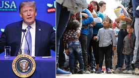 Trump chce migranty vyhošťovat i bez soudů. USA jsou podle něj pro smích celému světu