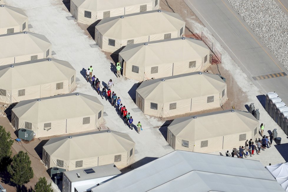 Jedno z detenčních center ve státě Texas, kam budou umístěné děti, jejichž rodiče do USA přišli nelegálně.