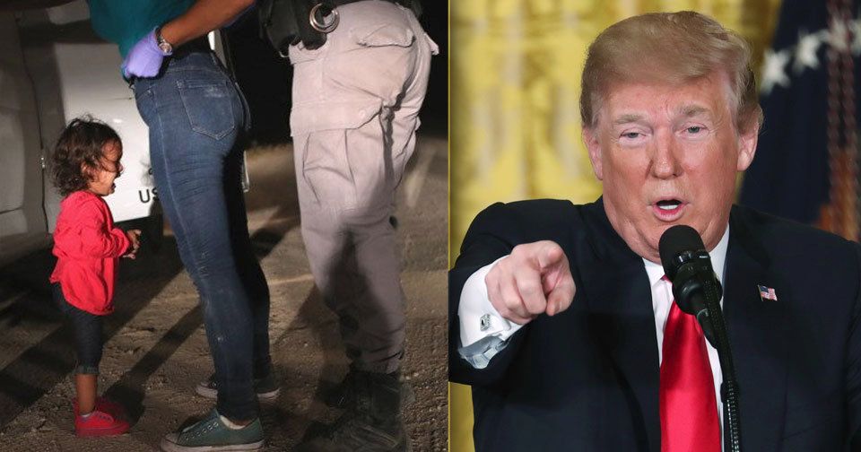 Trump se dušuje, že za rozdělování rodin vinu nenese, pravidla postihu nelegální migrace ale hodlá ještě zpřísnit.