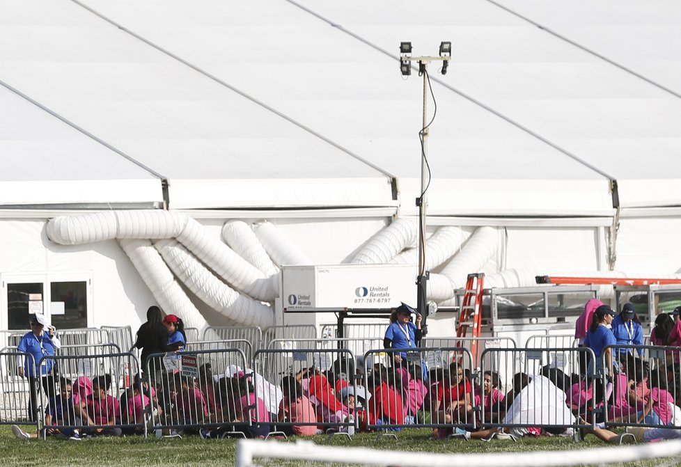 Jedno z detenčních center ve státě Texas, kam budou umístěné děti, jejichž rodiče do USA přišli nelegálně.