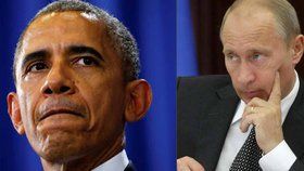 Prezidenti USA Barack Obama (vlevo) a Vladimir Putin