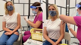 Ivanka Trumpová dostala vakcínu! Fotkou z očkování se pochlubila na sociálních sítích