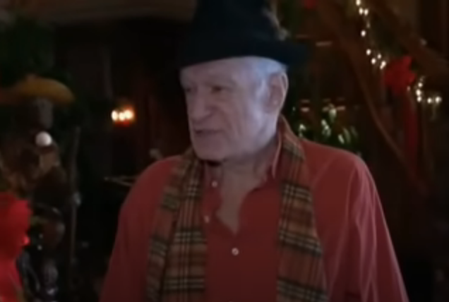 Hugh Hefner uspořádal hříšné Vánoce.