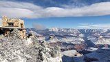 Grand Canyon pod sněhem, na Aljašce šest nad nulou. Američany zaskočily rozmary počasí