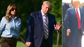 „K noze!“ Trump šokoval přivoláním Melanie, kritici mu vyčetli „ponižující gesto“