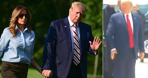 „K noze!“ Trump šokoval přivoláním Melanie, kritici mu vyčetli „ponižující gesto“