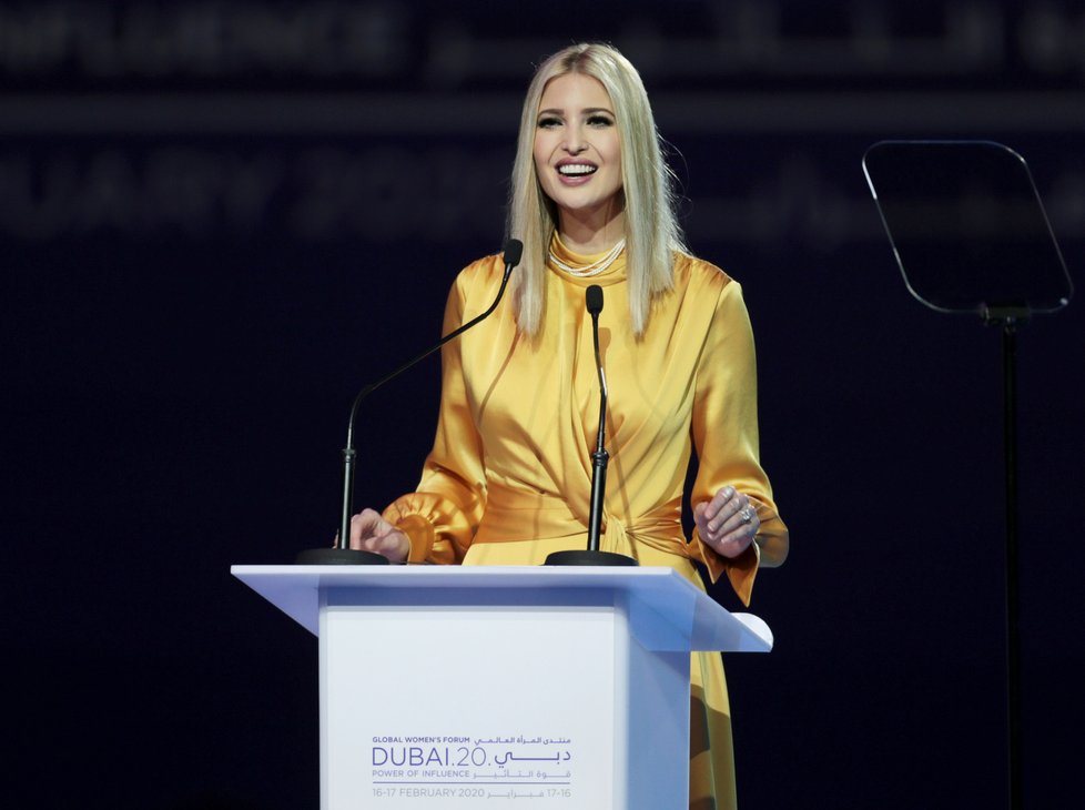 Dcera prezidenta USA Ivanka Trumpová