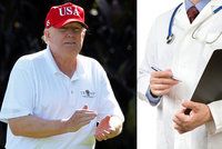 Trump má nadváhu a vysoký cholesterol, varují lékaři. Dnes ho vyšetří i psychiatr