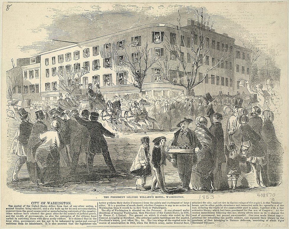 Inaugurace Franklina Pierce, 1853.