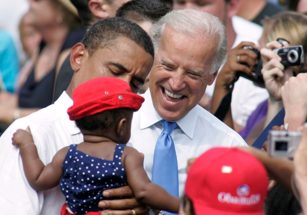 Rok 2008: Joe Biden a Barack Obama ještě před tím, než společně vstoupili do Bílého domu.