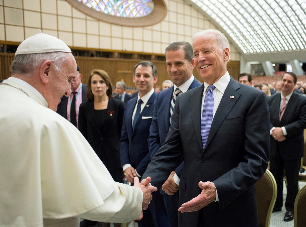 Rok 2016: Joe Biden se setkal s papežem Františkem ve Vatikánu