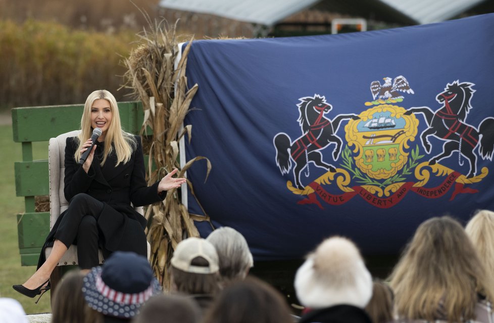 Ivanka Trumpová během prezidentské kampaně svého otce.