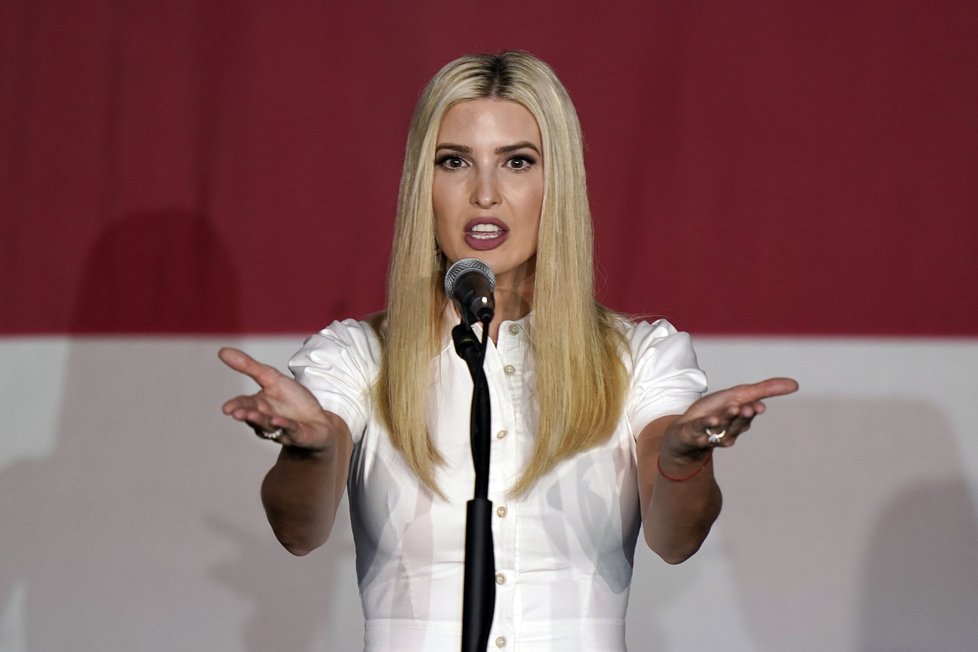 Ivanka Trumpová během prezidentské kampaně svého otce.