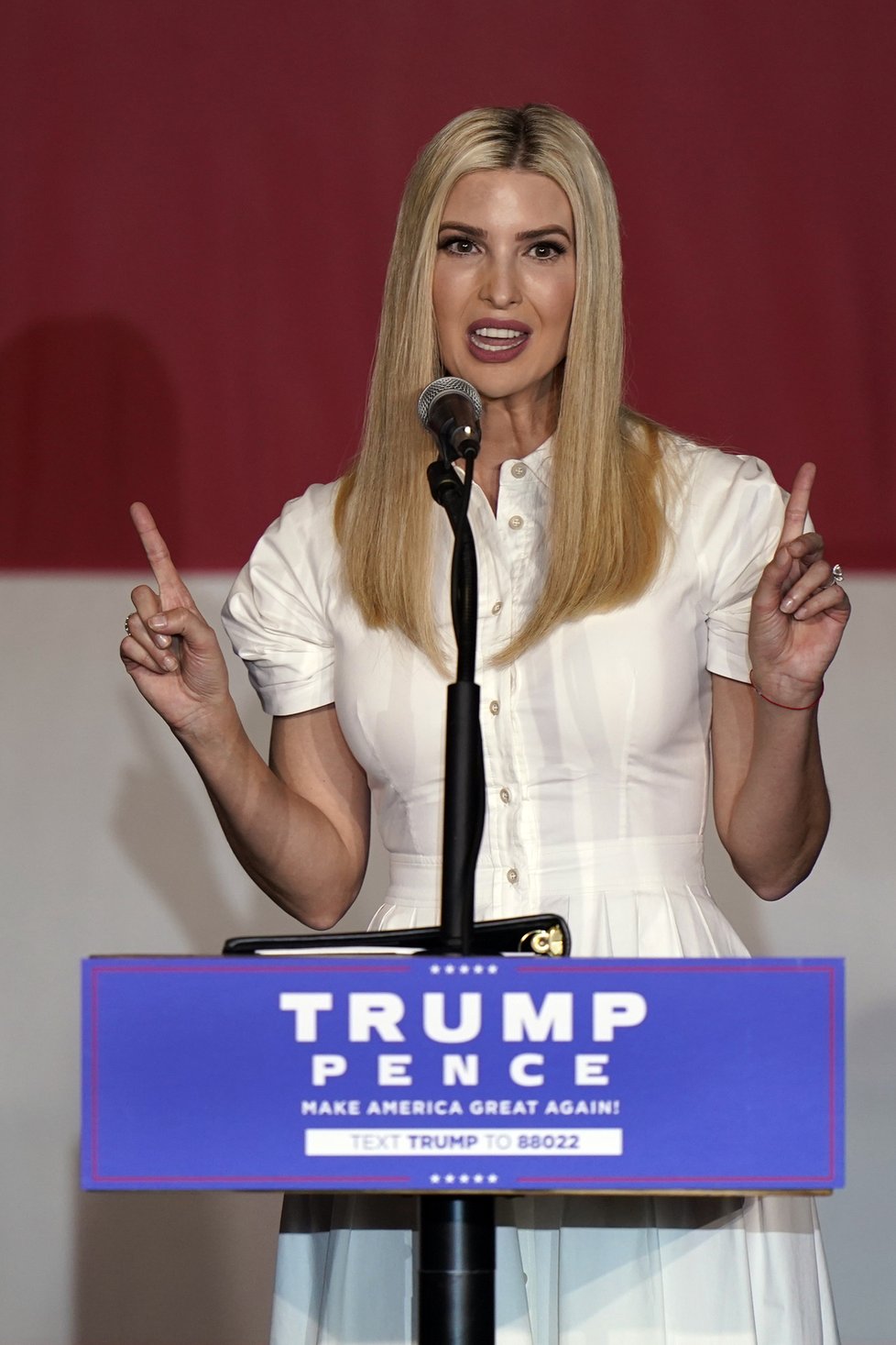 Ivanka Trumpová během prezidentské kampaně svého otce