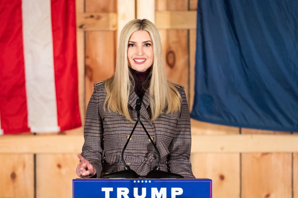 Ivanka Trumpová během prezidentské kampaně svého otce.