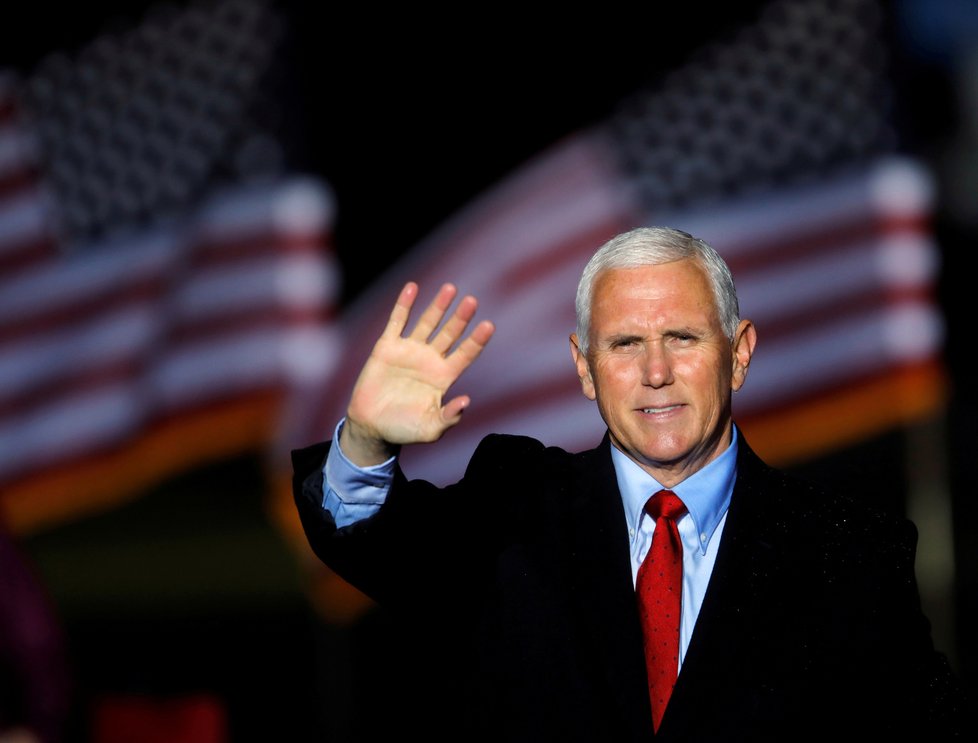 Viceprezident USA Mike Pence.