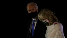 Prezidentská debata: Joe Biden s manželkou Jill, (23,10.2020).
