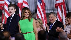 První dáma USA Melania Trumpová se synem Barronem