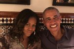 Exprezident Barack Obama a bývalá první dáma USA Michelle Obamová