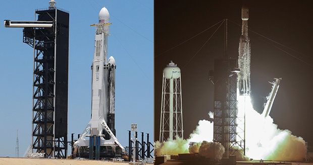 Nejsilnější raketa na světě odstartovala. Do vesmíru vynesla 24 družic