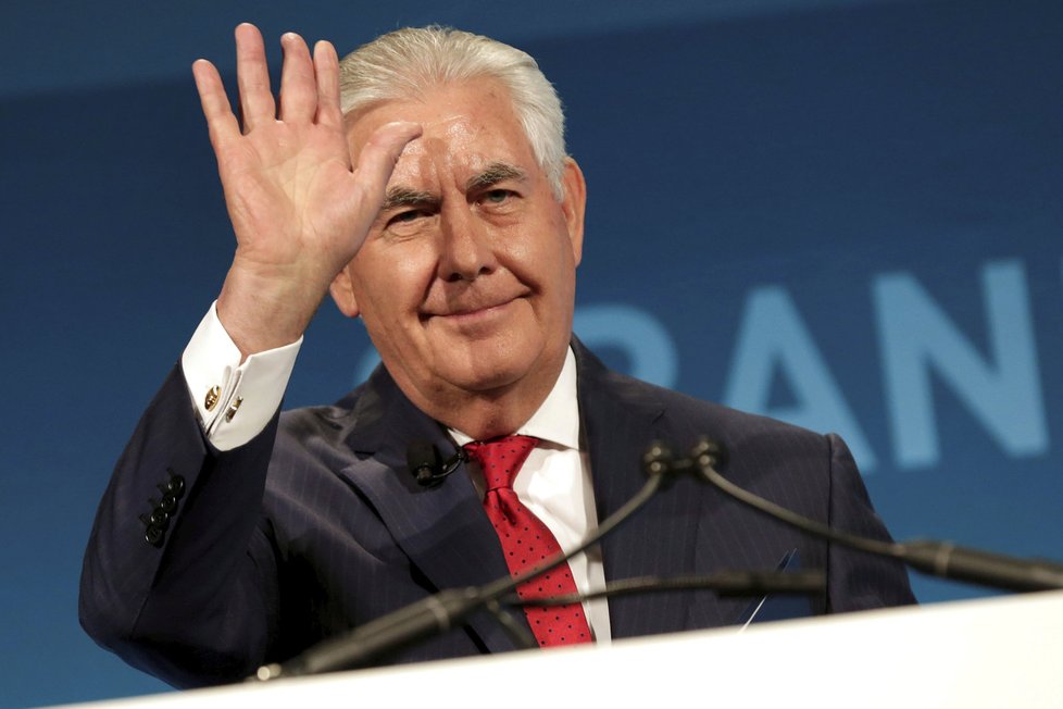 Americký ministr zahraničí Rex Tillerson.