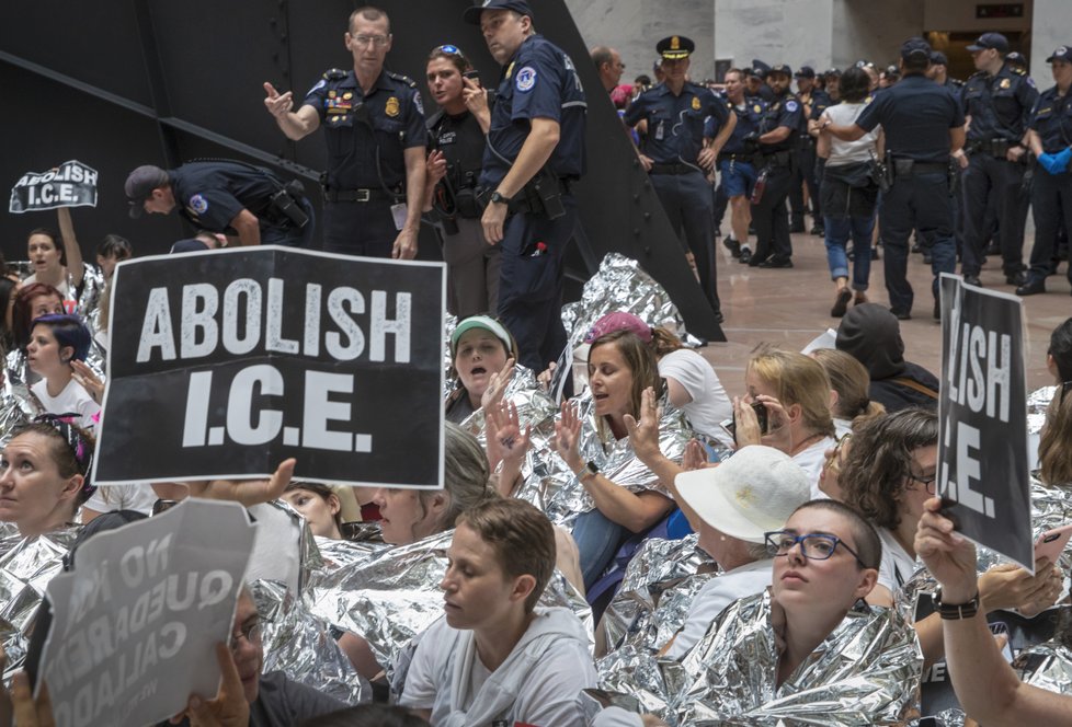 Trumpova migrační politika, zvláště pak rozdělování dětí na hranicích, vyvolala v USA masové protesty.