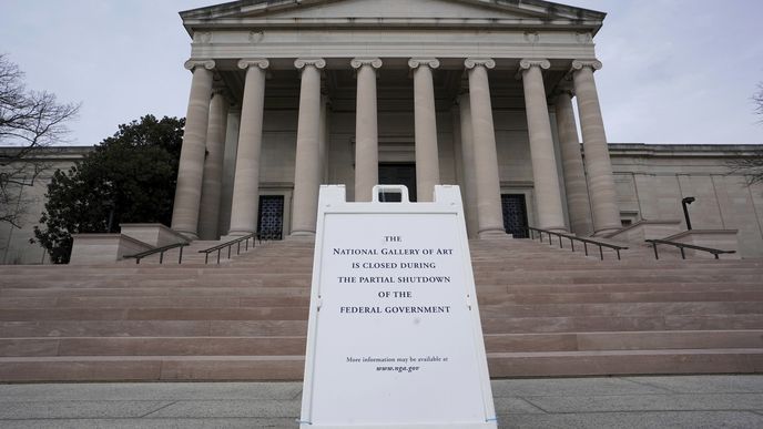 Během rozpočtové krize byly ve Spojených státech uzavřeny galerie i muzea.