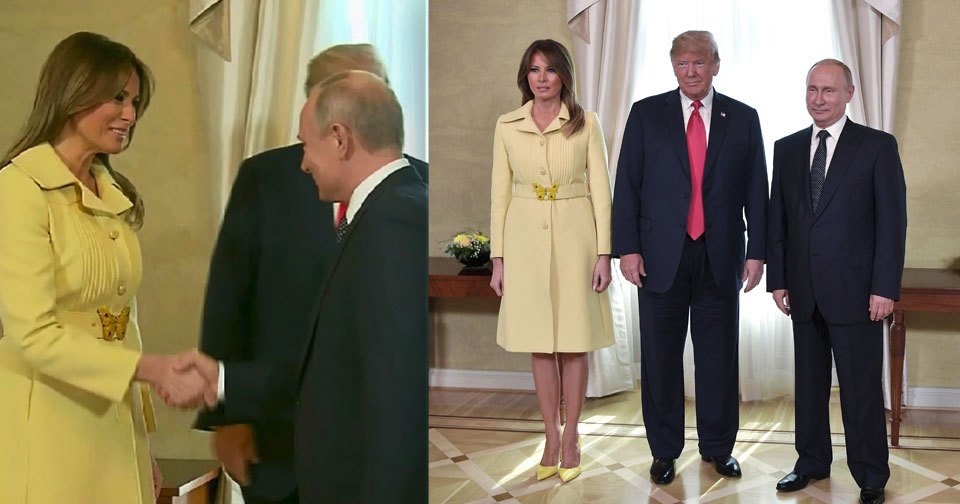 První dáma USA Melania Trumpová po setkání s Putinem jen těžko skrývala šok a zděšení.